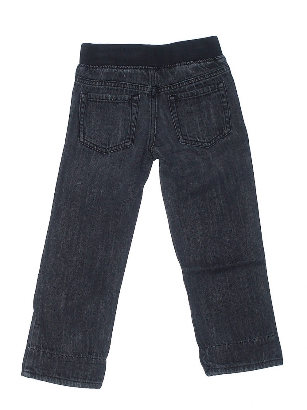 GYMBOREE Black and Gray Pull-On Jeans - Picture 2 of 5